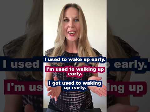 Used To, Be Used To, Get Used To 😎