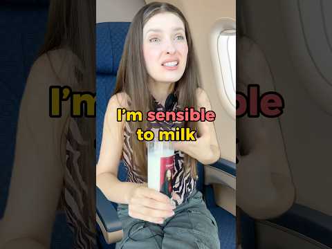 When they give you milk 🥛 #englishtips #learnenglish