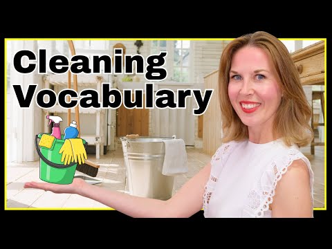 Words & Phrases for CLEANING 🧽🪣