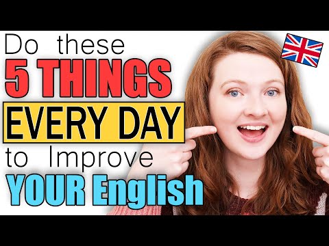 Do these 5 Things to Improve your English / Habits to do Every Day to Learn English Alone