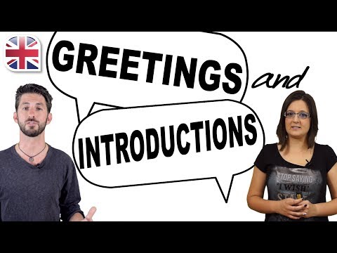English Greetings and Introductions – Spoken English