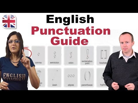 English Punctuation Guide – English Writing Lesson