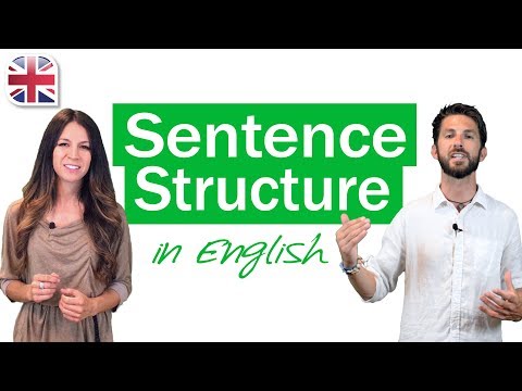 English Sentence Structure – English Grammar Lesson