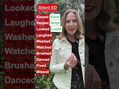 🚫 Don't Pronounce the "ED" in these words!