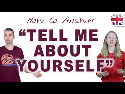 How to Answer 'Tell Me About Yourself' – Spoken English Lesson
