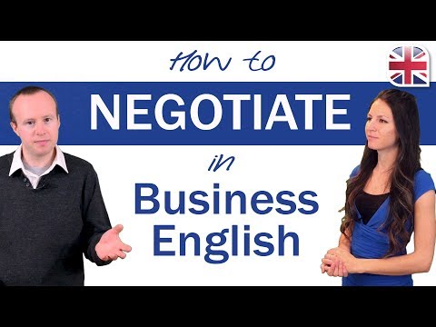 How to Negotiate in English – Business English Lesson