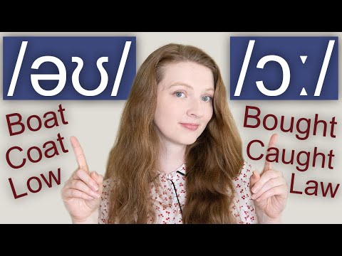 How to Pronounce /əʊ/ and /ɔː/ (Boat and Bought / Low and Law)