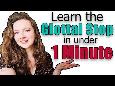 How to Pronounce the Glottal Stop in Under 1 Minute! // What is a Glottal Stop? #shorts
