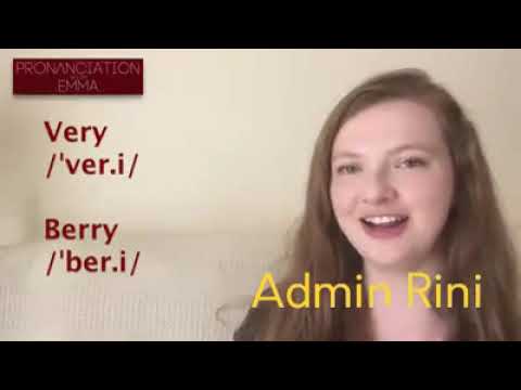 How to pronounce ( Very and Berry )