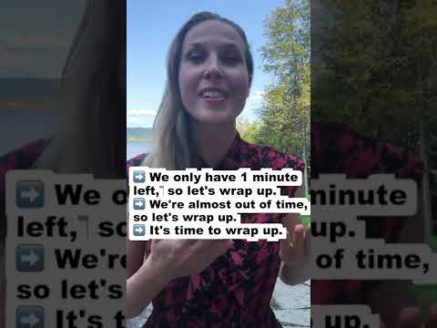 Phrases To End a Class or Meeting | Learn English Expressions 👩‍🏫