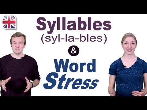 Syllables and Word Stress – English Pronunciation Lesson